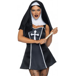   Leg Avenue Костюм черниці  Naughty Nun XS (SO8549)