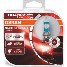   Osram HB4 Night Breaker LASER NG +150% 51W 12V (9006NL-HCB)