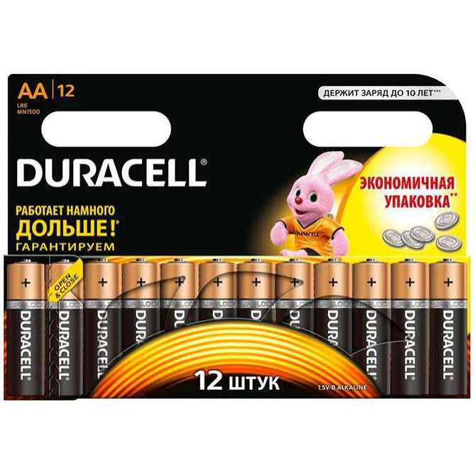 Duracell AA bat Alkaline 12шт (81545412) - зображення 1