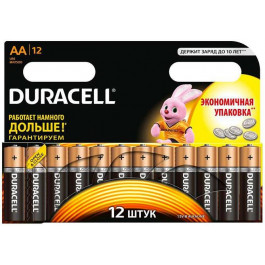   Duracell AA bat Alkaline 12шт (81545412)