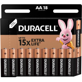   Duracell AA bat Alkaline 18шт Basic 81545414