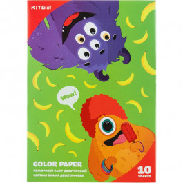   Kite Набор цветной бумаги  А5 Jolliers 10л. (K20-293)