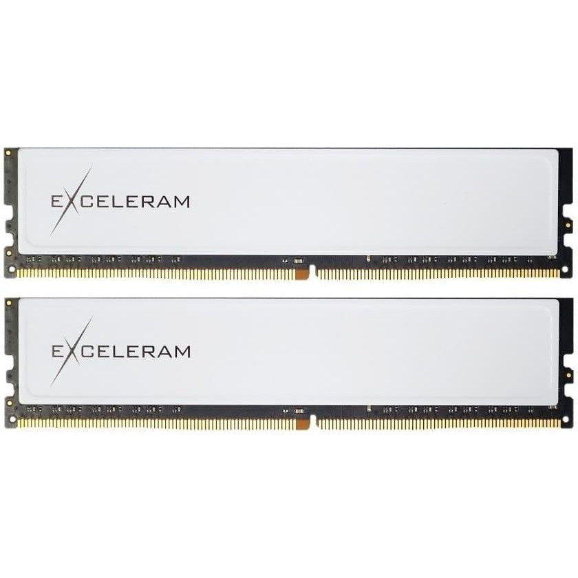 Exceleram 32 GB (2x16GB) DDR4 2666 MHz Black&White White Sark (EBW4322619XD) - зображення 1