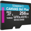 Kingston 256 GB microSDXC class 10 UHS-I U3 Canvas Go! Plus + SD Adapter SDCG3/256GB - зображення 3