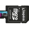 Kingston 256 GB microSDXC class 10 UHS-I U3 Canvas Go! Plus + SD Adapter SDCG3/256GB - зображення 5