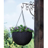 Keter Горшок для растений Rattan Hanging Sphere с цепочкой Коричневий (7290106924567) - зображення 7