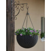 Keter Горшок для растений Rattan Hanging Sphere с цепочкой Коричневий (7290106924567) - зображення 9