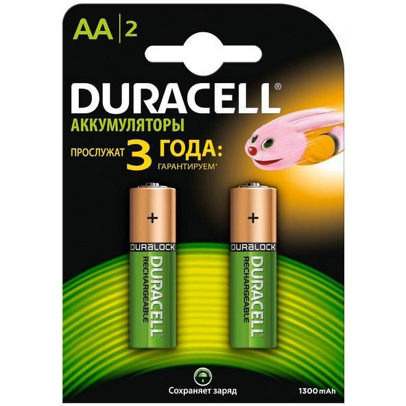 Duracell AA 1300mAh NiMh 2шт (5000177) - зображення 1