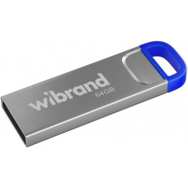   Wibrand 64 GB Falcon Silver-Blue USB 2.0 (WI2.0/FA64U7U)