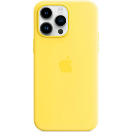   Apple iPhone 14 Pro Max Silicone Case with MagSafe - Canary Yellow (MQUL3)