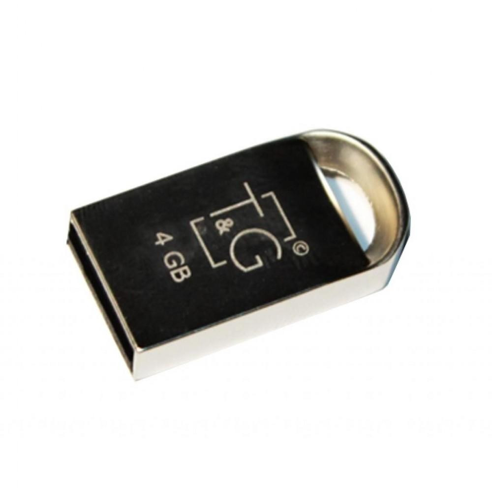 T&G 4 GB Metal Series USB 2.0 Silver (TG107-4G) - зображення 1