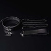  Повідець LOCKINK Tied Collar with Leash Set - Black - зображення 4