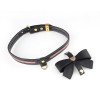  Повідець LOCKINK SEVANDA Love Heart Butterfly Leather Collar Set - Black - зображення 2