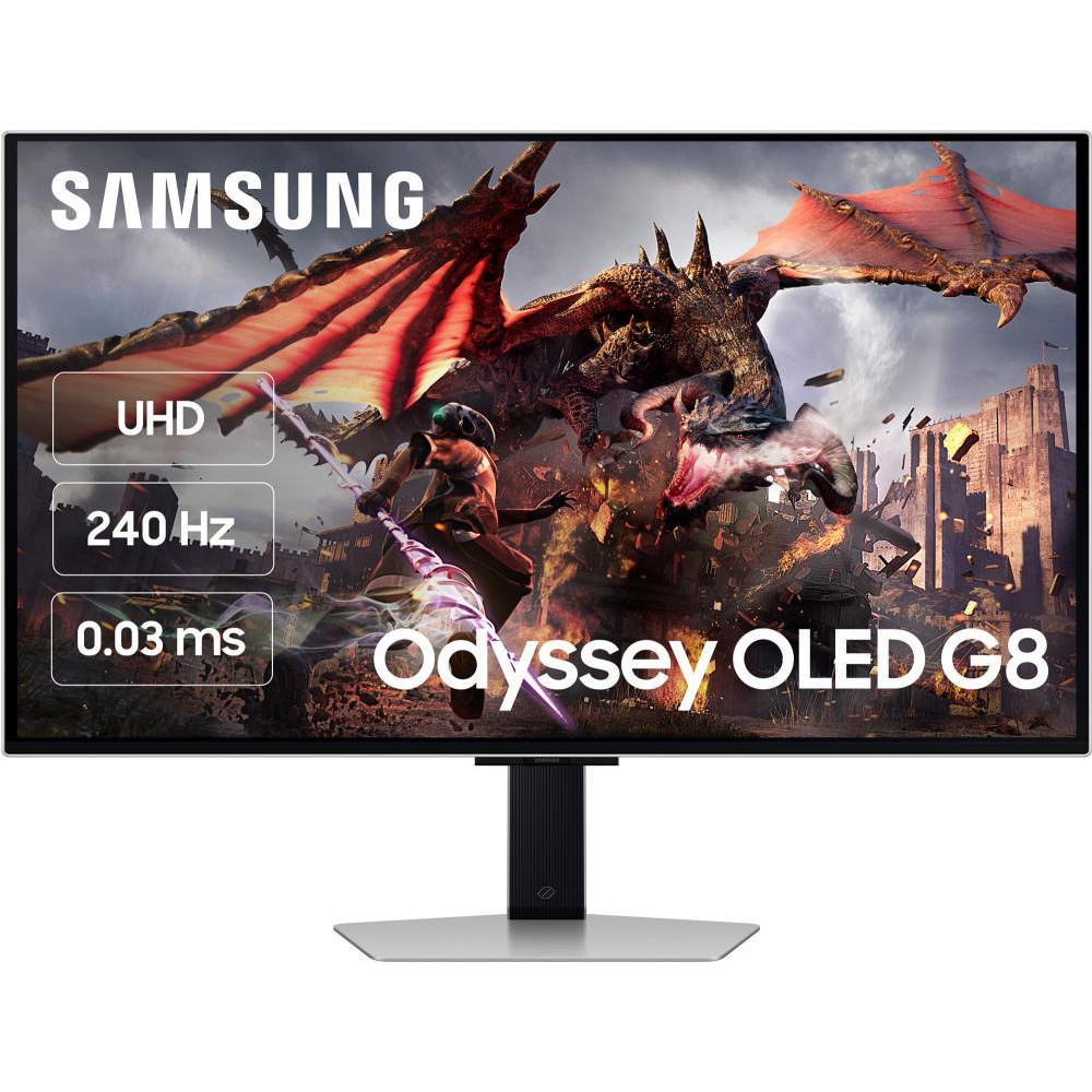 Samsung 32" Odyssey Gaming G80SD Monitor (LS32DG800SIXUA) - зображення 1