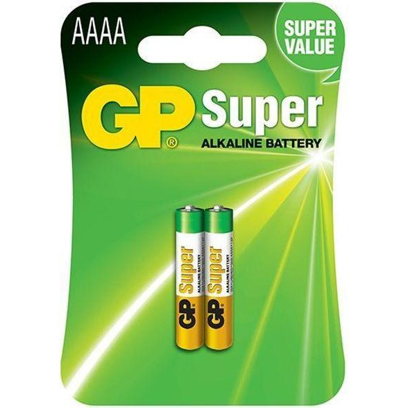 GP Batteries AAAA bat Alkaline 2шт Super (GP25A-2U2) - зображення 1