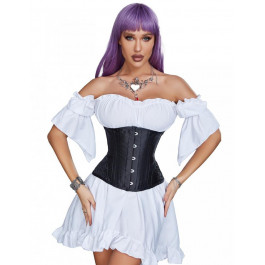    Корсет Star Night Corset з гачками та шнурівкою, чорний, L (без коробки) (A3532/L)