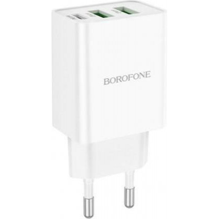 Borofone BA70A PD20W QC3.0 18W White - зображення 1