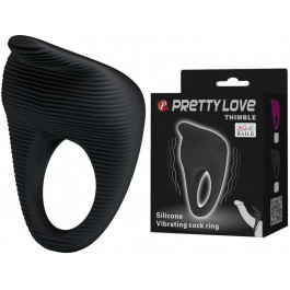 Pretty Love Thimble Vibrating Cock Ring (6603BI0358~07)