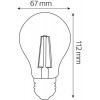 Horoz Electric LED Filament GLOBE-10 10W E27 4200K (001-015-0010-030) - зображення 2