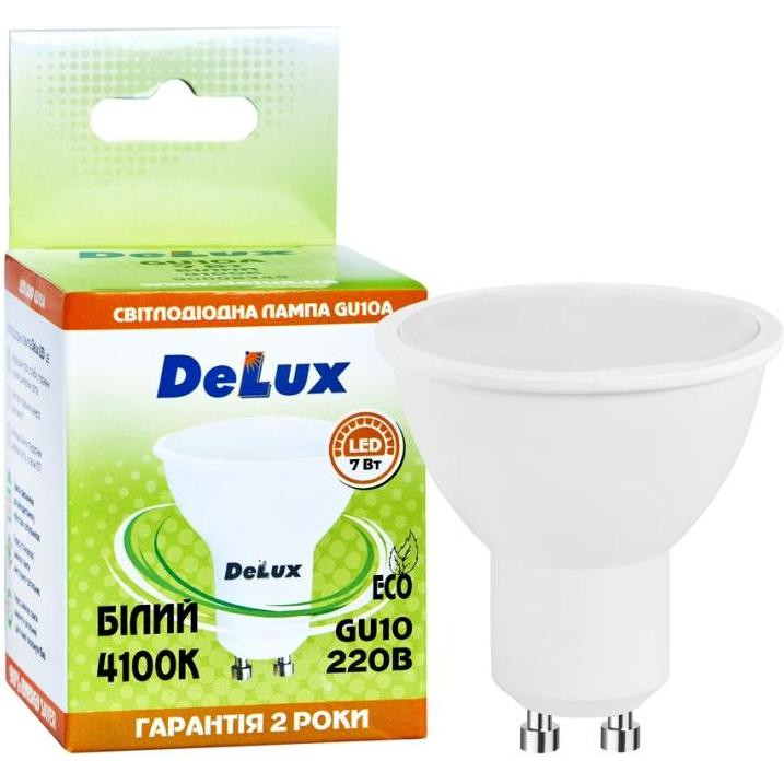 DeLux LED GU10A 7W 4100K 220V GU10 (90008349) - зображення 1