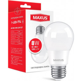   MAXUS LED A55 8W 4100K 220V E27 (1-LED-774)