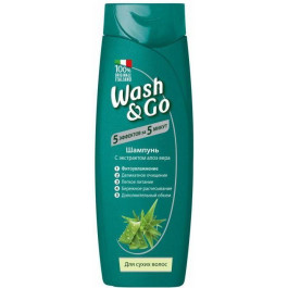   Wash&Go Шампунь  для сухого волосся з екстрактом алое вера 200 мл (8008970042015)