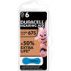 Duracell ZA675 bat(1.4B) Zinc Air 6шт (5004326) - зображення 1