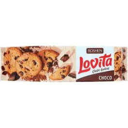   Roshen Печиво  Lovita Classic Cookies глазур, 150 г (859136) (4823077633324)