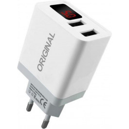   XoKo Original WC-350 2 USB, 3.1A White (WС-350-WHT)