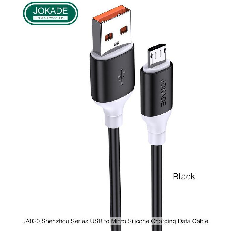 JOKADE JA020  micro USB 1m Black 3А - зображення 1