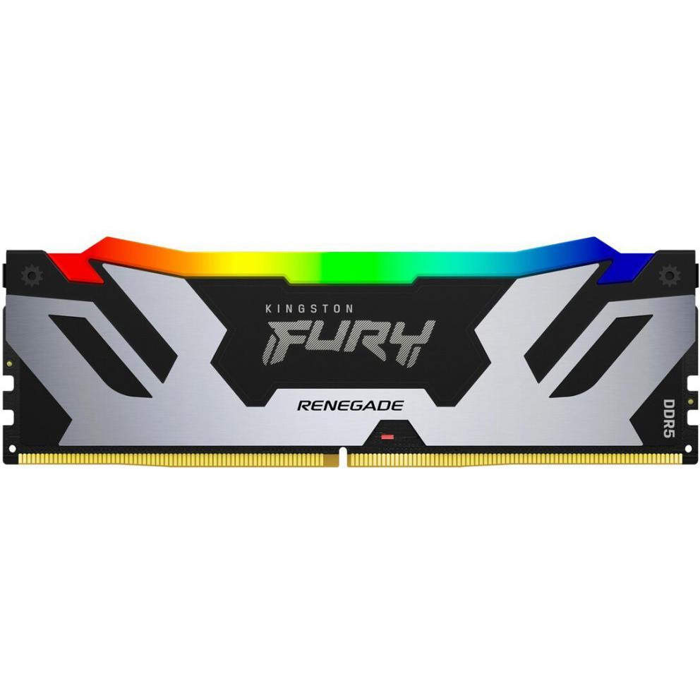 Kingston FURY 32 GB DDR5 6000 MHz Renegade RGB Black/Silver (KF560C32RSA-32) - зображення 1