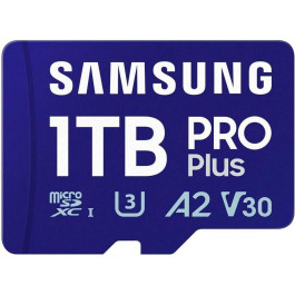   Samsung 1 TB MicroSDXC UHS-I Class 10 PRO Plus + Adapter (MB-MD1T0SA)