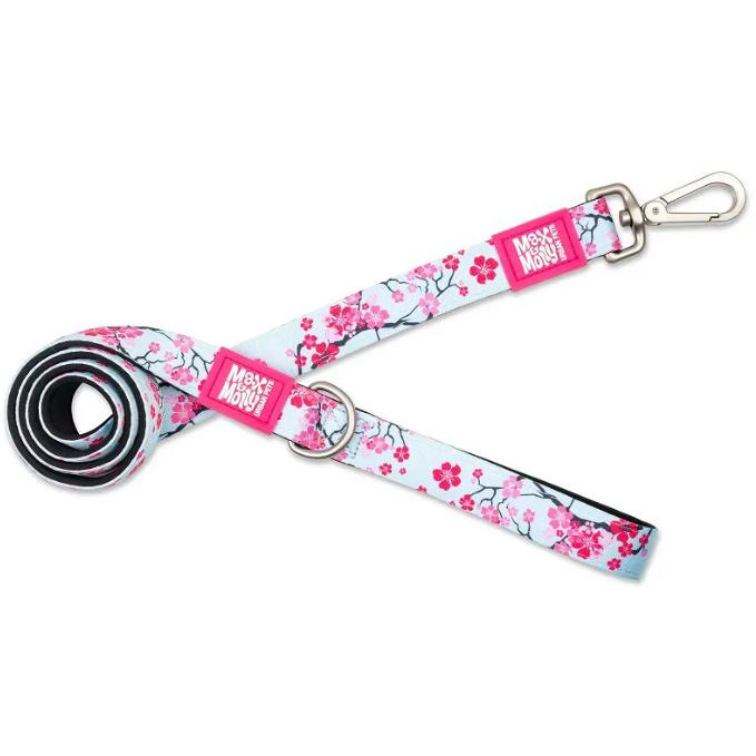 Max & Molly Short Leash Cherry Bloom Короткий повідець, малюнок "Квітуча вишня" XS (4894512049956) - зображення 1