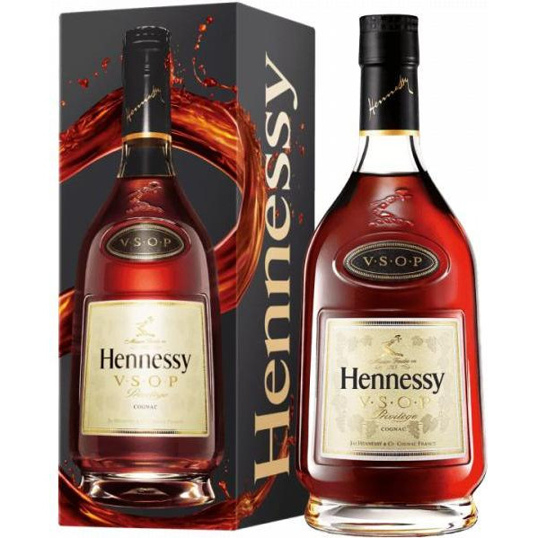 Hennessy Коньяк  VSOP 1л у коробці (3245999586617) - зображення 1