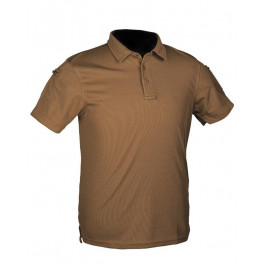   Mil-Tec Футболка поло термоактивна  Tactical Polo Quickdry Темний койот L (10961019-904)