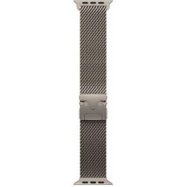   Apple Ремінець  Milanese Loop Natural Titanium для  Watch 44/45/46/49mm - Medium (MXKD3)