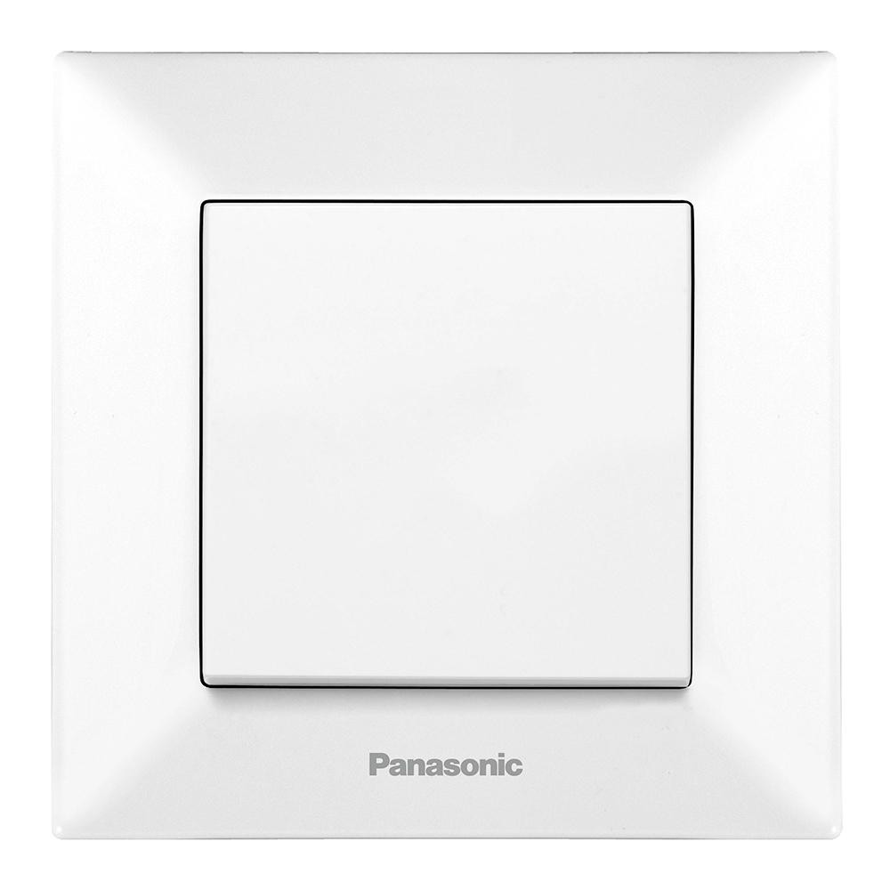 Panasonic Вимикач  Arkedia Slim білий одноклавішний WNTC00012WH-UA - зображення 1