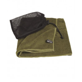   Mil-Tec Рушник тактичний  дорожній з чохлом HANDTUCH MICROFIBRE 100х50 см OLIVE (4046872258879)