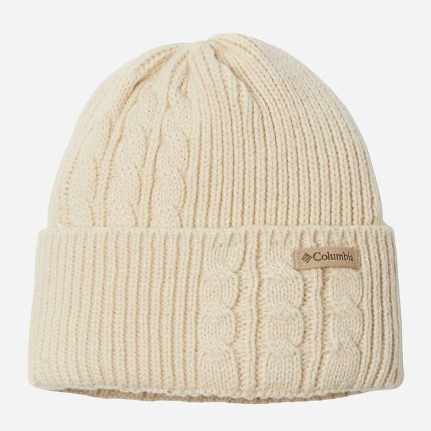 Columbia Шапка жіноча  Agate Pass Cable Knit Beanie 2053181-191 One Size Молочна (0195979483258) - зображення 1