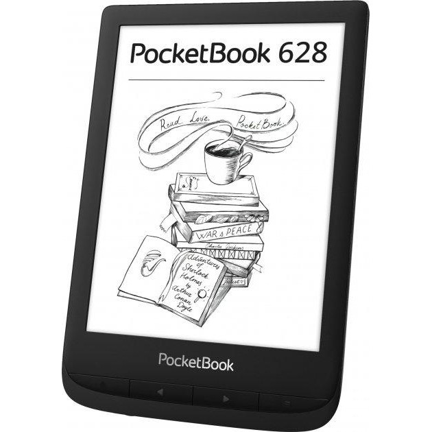 PocketBook 628 Touch Lux 5, Black (PB628-P-WW) - зображення 1