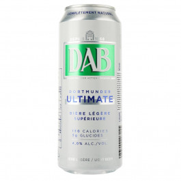   DAB-beer Пиво  ultimate Light світле, 4%, з/б, 0.5 л (4053400207155)