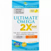 Nordic Naturals Рыбий жир с витамином Д3, Ultimate Omega 2X, , лимон, 60 гелевых мини капсул (NOR-06105) - зображення 1