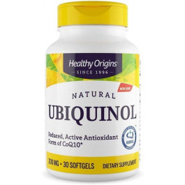   Healthy Origins Убихинол CoQ10, Ubiquinol, , 200 мг, 30 гелевых капсул (HOG-36472)