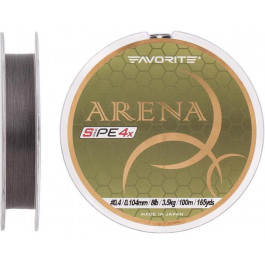   Favorite Arena PE 4x / Silver Gray / #0.2 / 0.076mm 150m 2.1kg