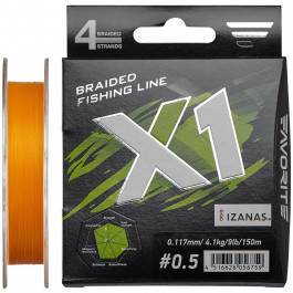   Favorite X1 PE 4x / Orange / #0.5 / 0.117mm 150m 4.1kg