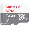 SanDisk 64 GB microSDXC UHS-I Ultra + SD Adapter SDSQUNB-064G-GN3MA - зображення 1