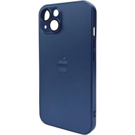   AG Glass Matt Frame Color Logo for Apple iPhone 13 Navy Blue (AGMattFrameiP13Blue)