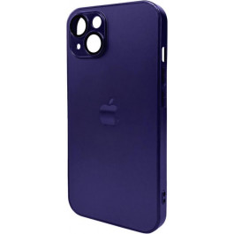   AG Glass Matt Frame Color Logo for Apple iPhone 13 Deep Purple (AGMattFrameiP13Purple)