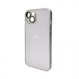   AG Glass Matt Frame Color Logo for Apple iPhone 13 Titanium Grey (AGMattFrameiP13Grey)