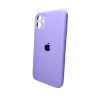 Borofone Silicone Full Case AA Camera Protect for Apple iPhone 11 Pro Max Elegant Purple (FullAAKPi11PM-26) - зображення 1